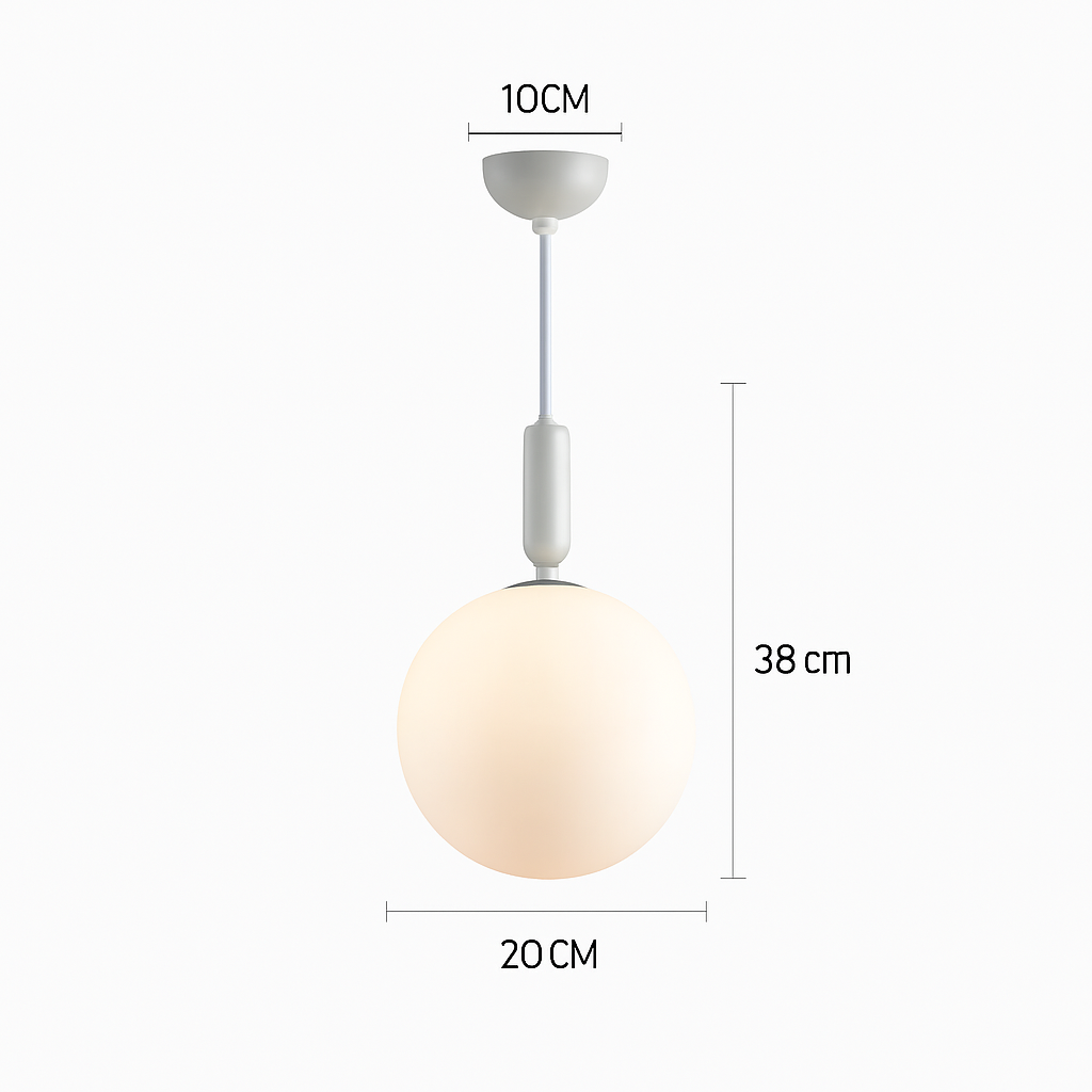 gzmj moderne globe en verre suspension pour cuisine
