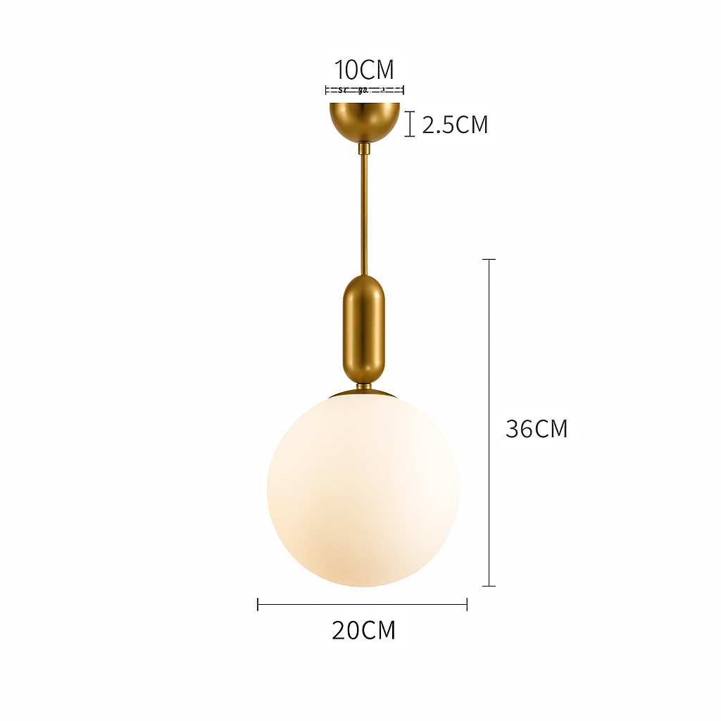 gzmj moderne globe en verre suspension pour cuisine