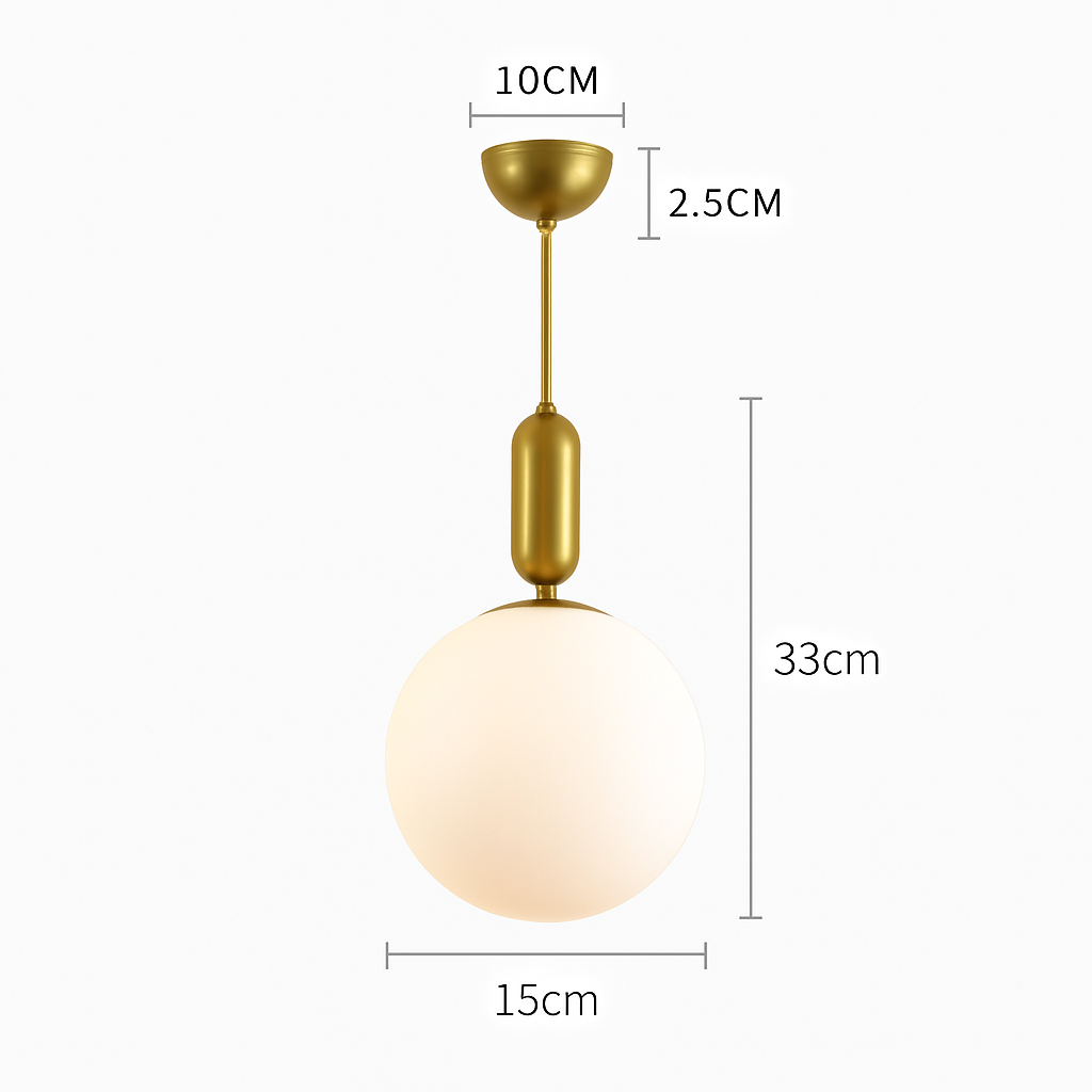 gzmj moderne globe en verre suspension pour cuisine