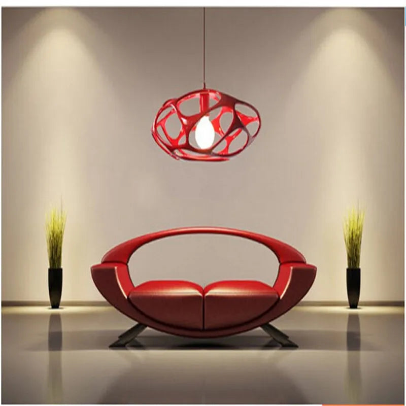 gzmj moderne nid d'oiseau luminaire suspendu loft lumières