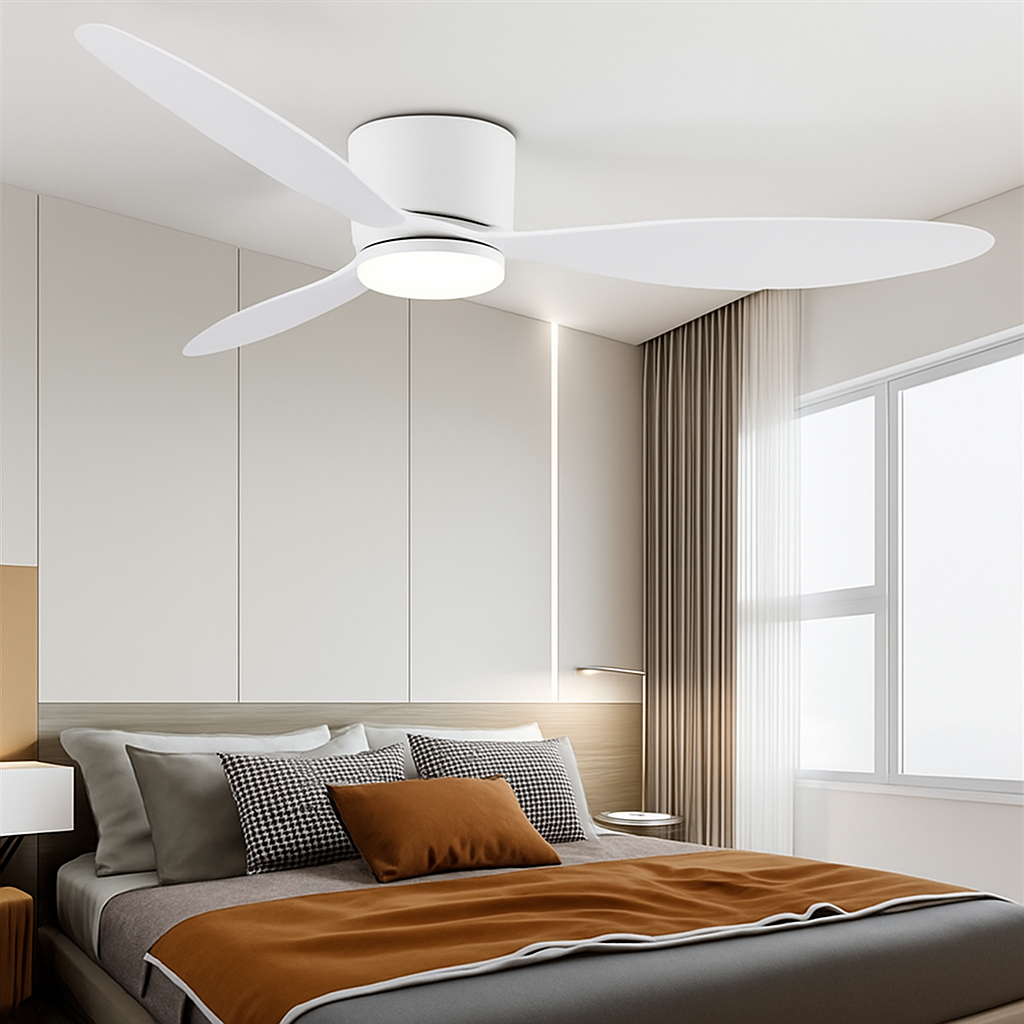 Haute qualité nordique plancher bas moderne ventilateur de plafond lampe DC LED ventilateur de plafond avec télécommande ménage simple ventilateur de plafond
