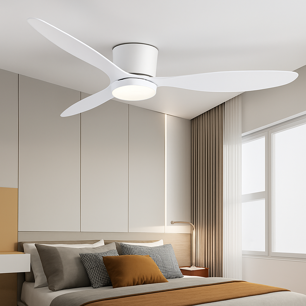 Haute qualité nordique plancher bas moderne ventilateur de plafond lampe DC LED ventilateur de plafond avec télécommande ménage simple ventilateur de plafond