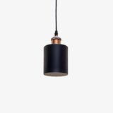 Suspension design à LED avec abat-jour cylindre en métal Loft