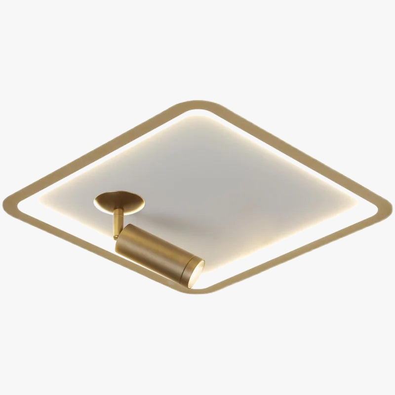 ins moderne plafond led ronde carrée avec projecteur monté en surface