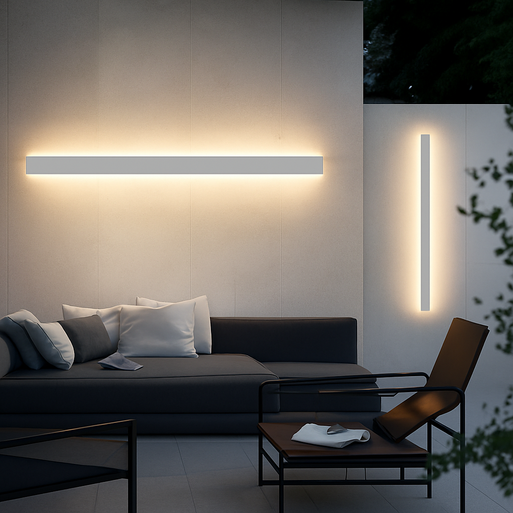 IP65 extérieur LED étanche bande applique moderne cour villa mur lampe de lavage blanc éclairage extérieur