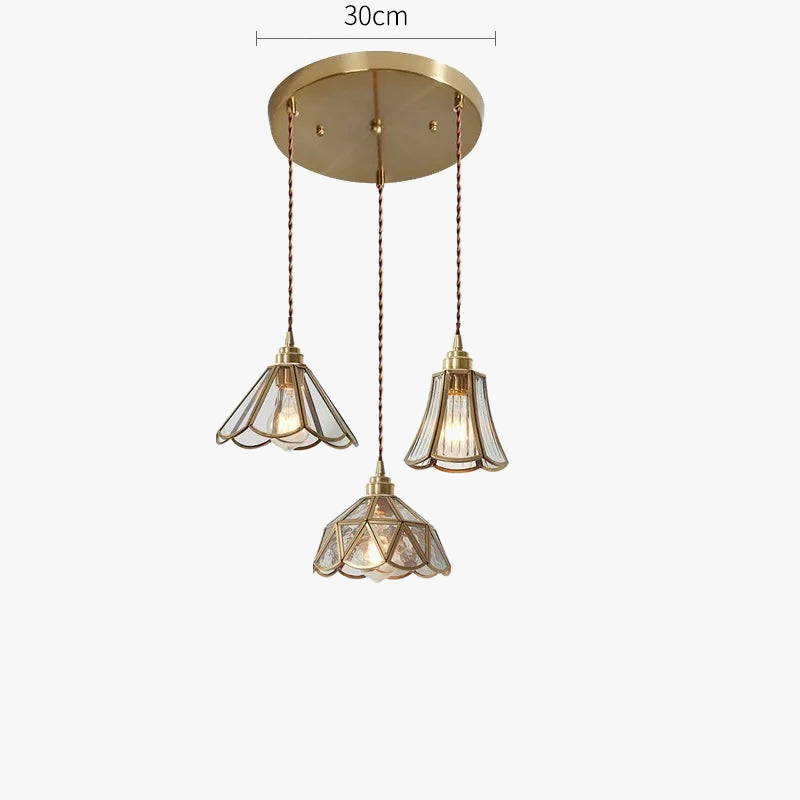 iwhd 2022 	 nordique verre led suspension luminaires cuivre moderne éclairage