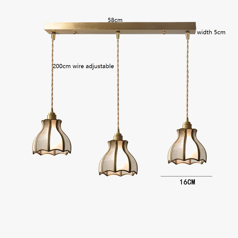 iwhd suspension moderne en cuivre verre led décorative