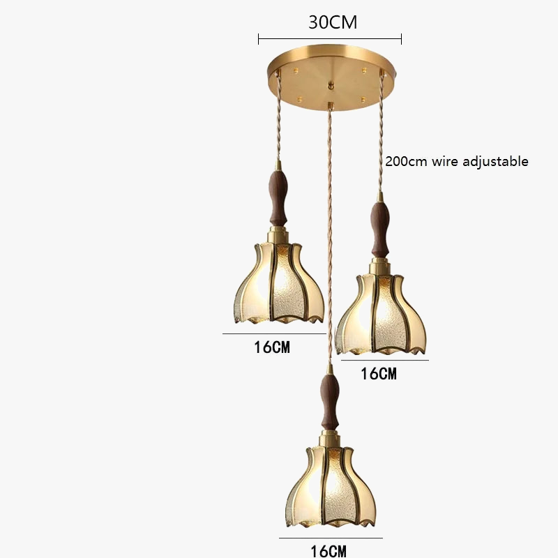 iwhd suspension moderne en cuivre verre led décorative