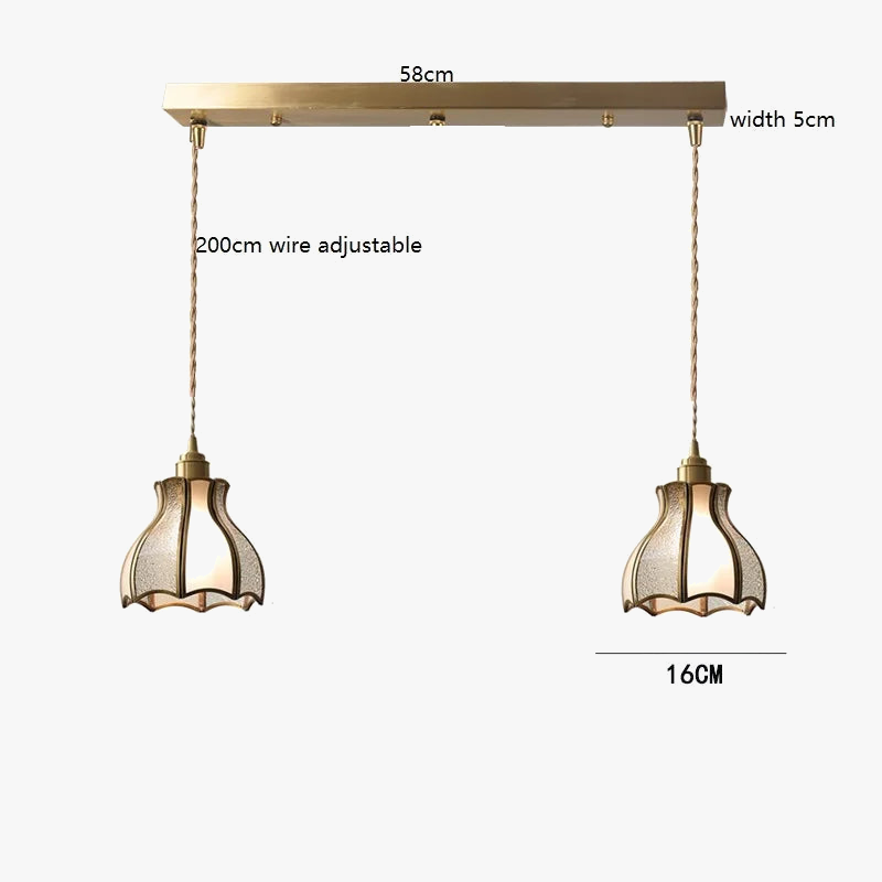 iwhd suspension moderne en cuivre verre led décorative