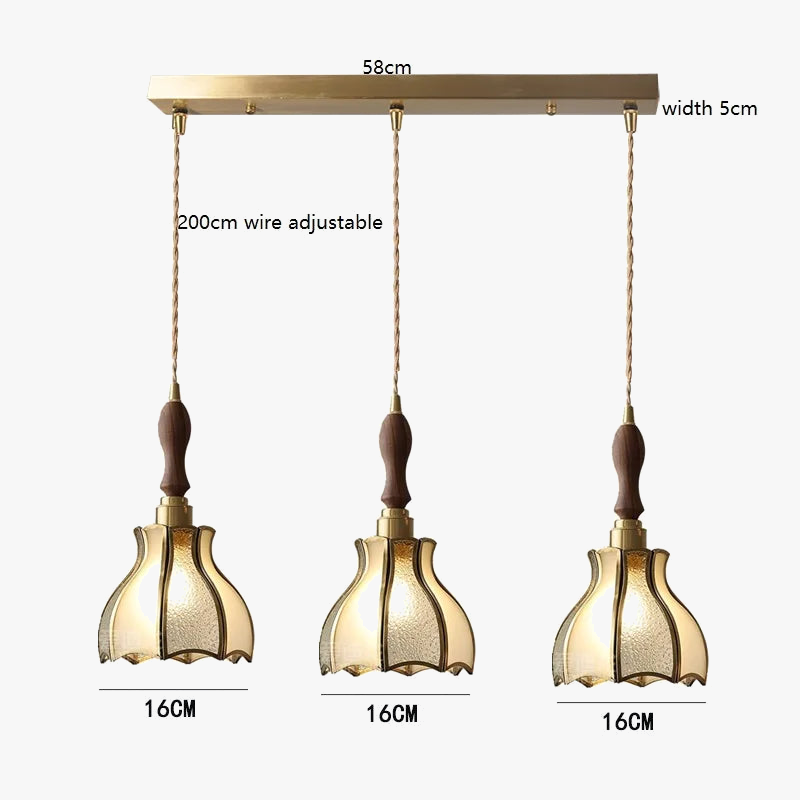 iwhd suspension moderne en cuivre verre led décorative