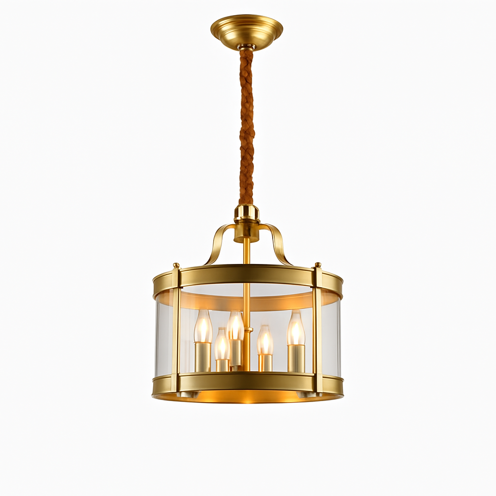 JMZM moderne cuivre lustre style européen verre doré luxe intérieur suspension pour salle à manger salon hôtel allée