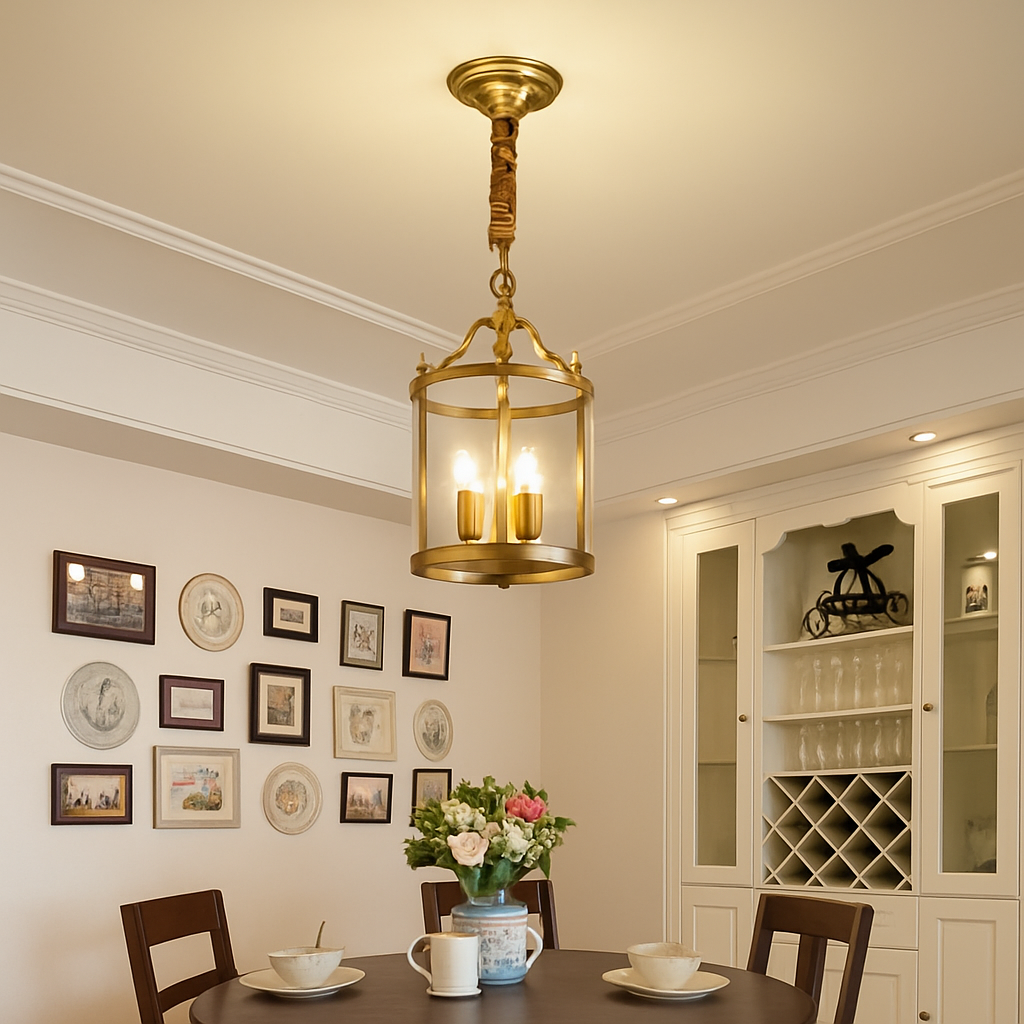 JMZM moderne cuivre lustre style européen verre doré luxe intérieur suspension pour salle à manger salon hôtel allée