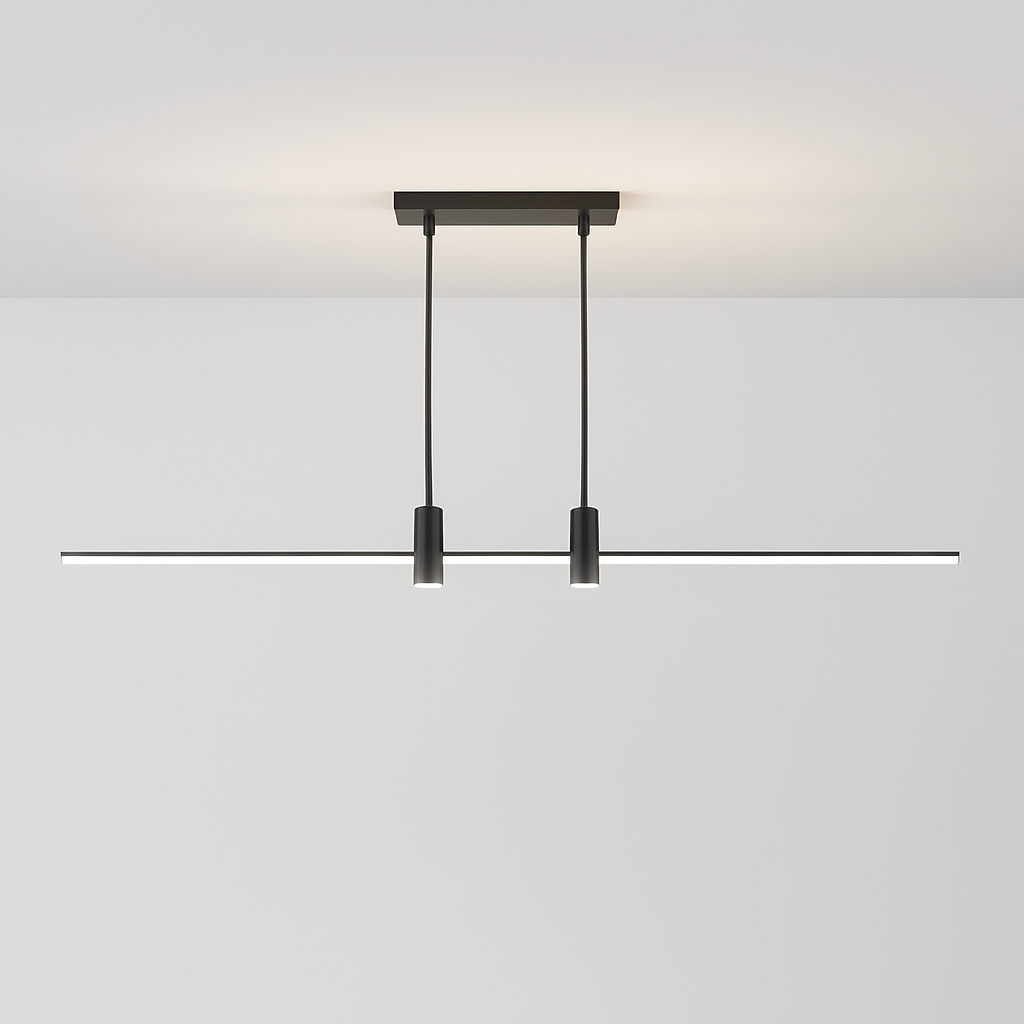 Kitchen Island Pendant Lamp Long Ceiling Hanging Light Chandelier Suspension Lighting for Dining Room
