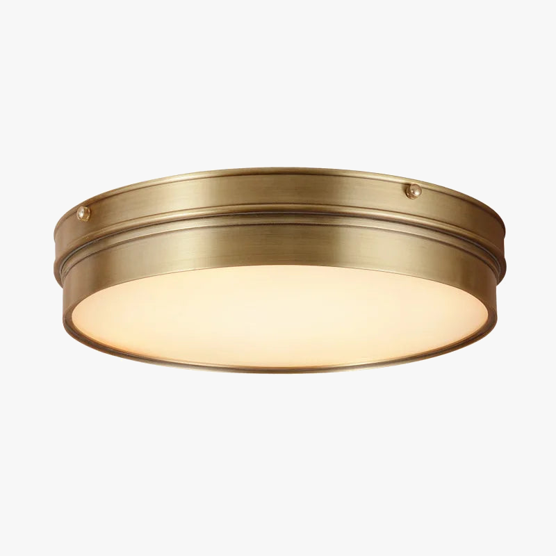 Laiton Vintage LED plafonniers modernes éclairage à la maison salon Lustre encastré Plafonnier Luminaire Plafonnier