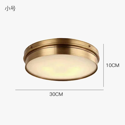 Laiton Vintage LED plafonniers modernes éclairage à la maison salon Lustre encastré Plafonnier Luminaire Plafonnier