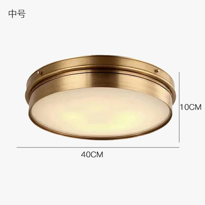 Laiton Vintage LED plafonniers modernes éclairage à la maison salon Lustre encastré Plafonnier Luminaire Plafonnier