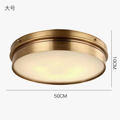Laiton Vintage LED plafonniers modernes éclairage à la maison salon Lustre encastré Plafonnier Luminaire Plafonnier