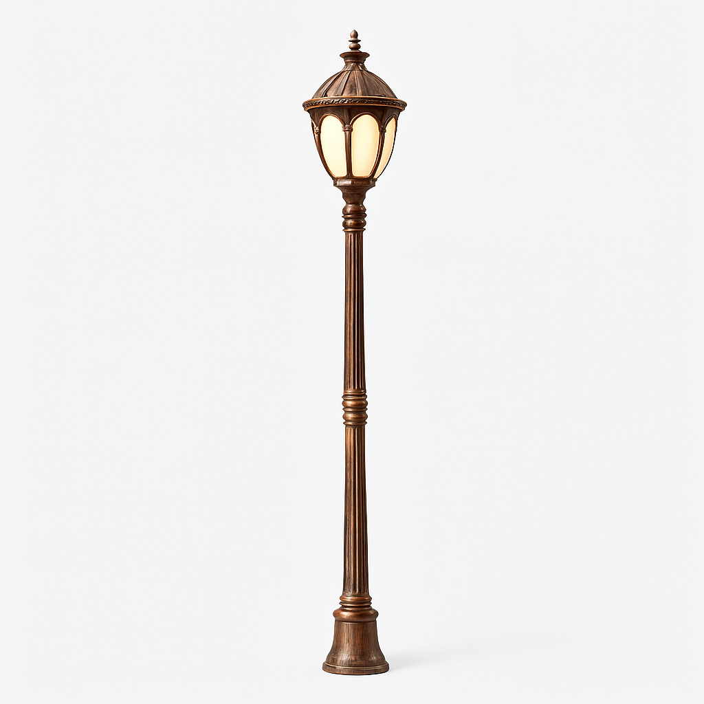 Lampadaire antique européen de lumière de jardin imperméable extérieure
