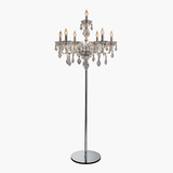 Lampadaire avec bougies en cristal