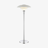 Lampadaire chromé design moderne Hotel