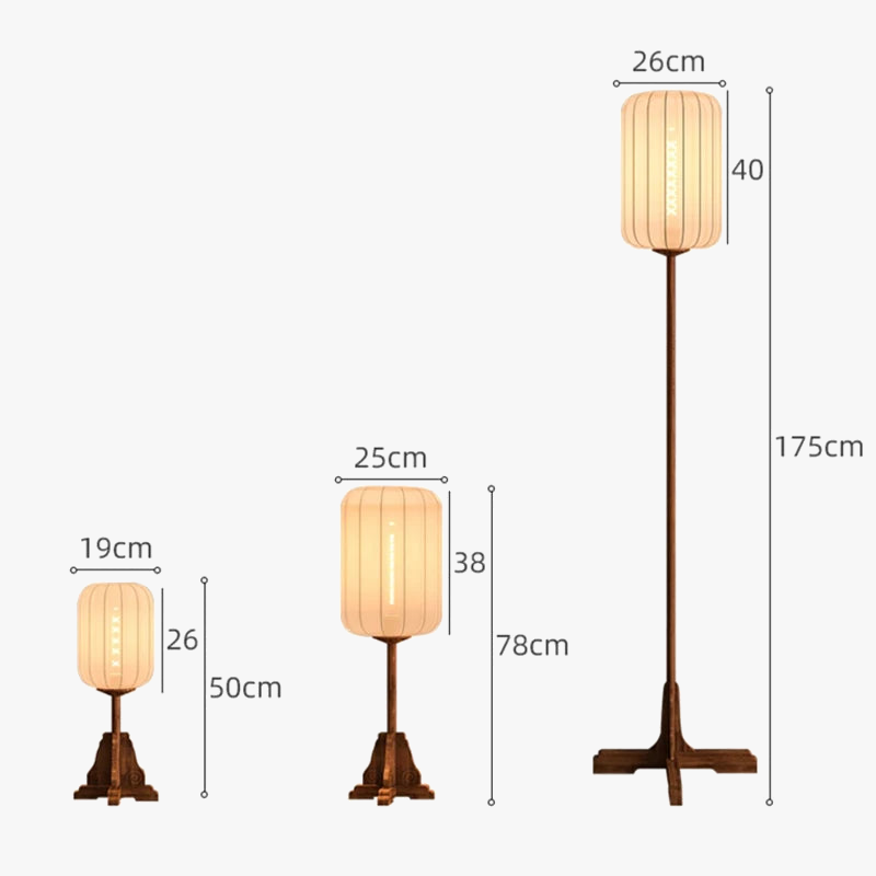 lampadaire classique en bois pour décoration intérieure moderne