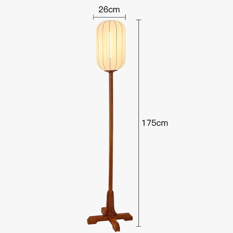lampadaire classique en bois pour décoration intérieure moderne