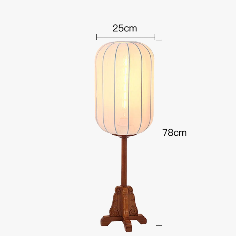 lampadaire classique en bois pour décoration intérieure moderne