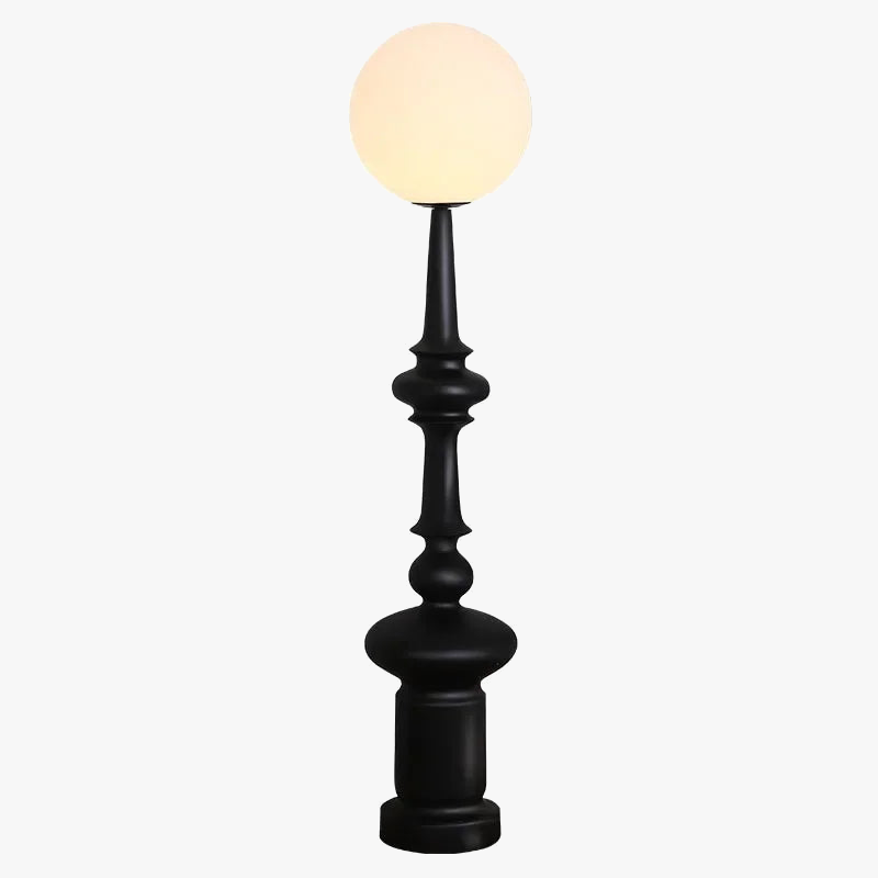 lampadaire colonne romaine vintage en résine design italien lumineux