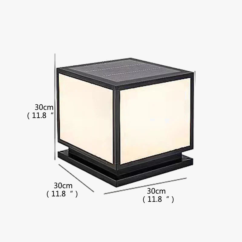 lampadaire d'extérieur vintage étanche moderne pour jardin et terrasse