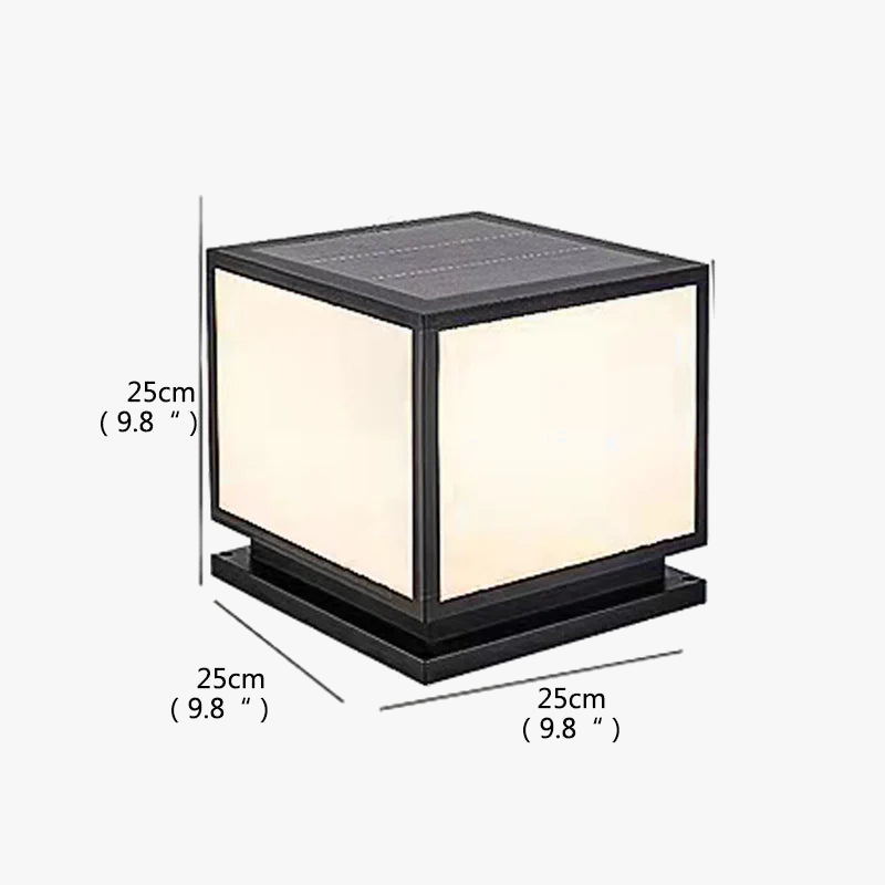 lampadaire d'extérieur vintage étanche moderne pour jardin et terrasse
