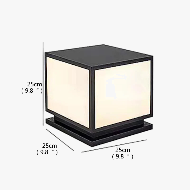 lampadaire d'extérieur vintage étanche moderne pour jardin et terrasse