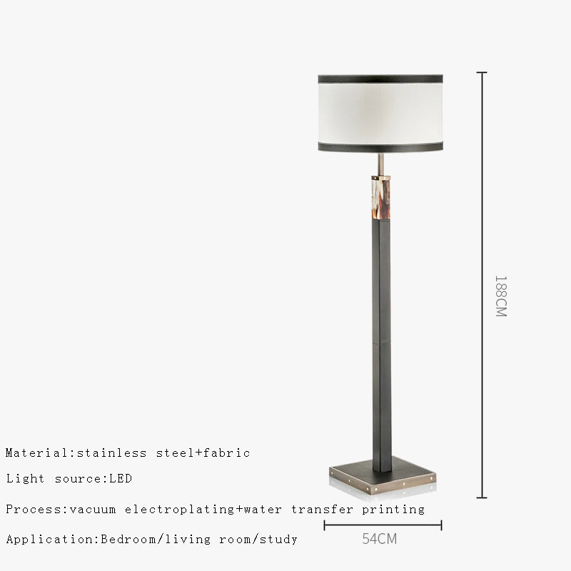 lampadaire de luxe design moderne pour salon côté canapé