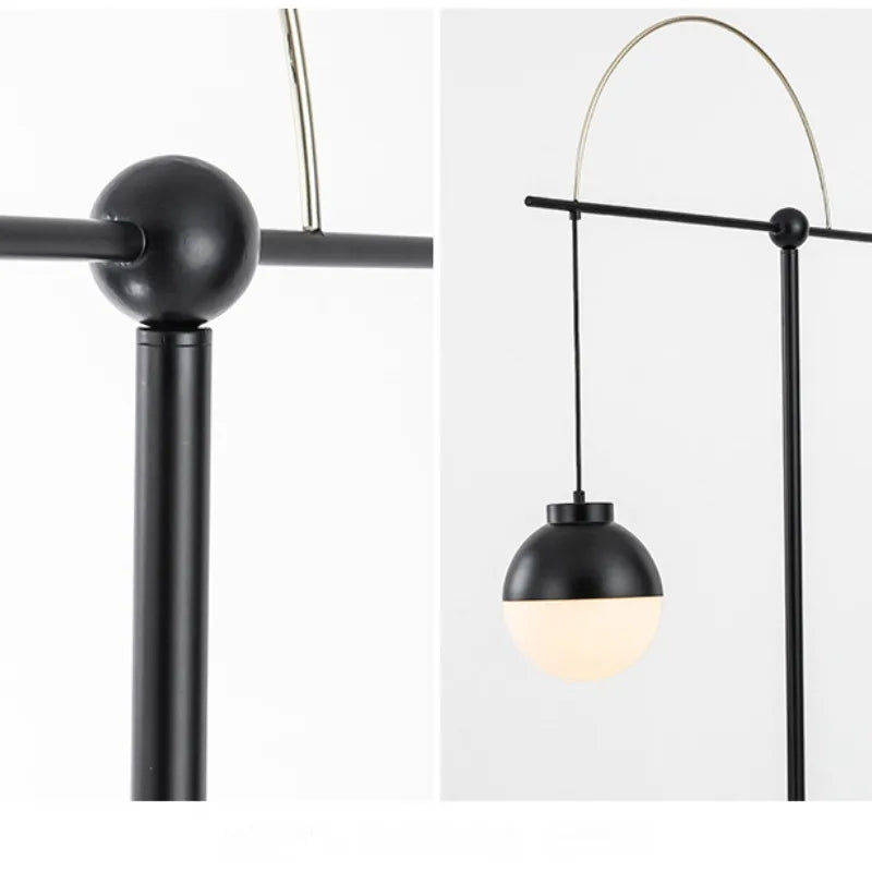 lampadaire de pêche créatif style minimaliste pour intérieur