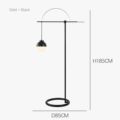 lampadaire de pêche créatif style minimaliste pour intérieur