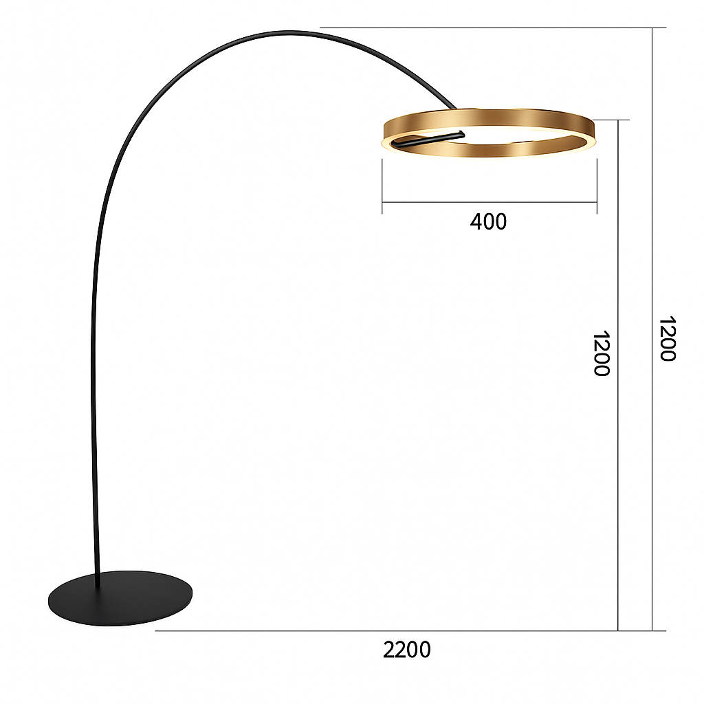 lampadaire design créatif pour intérieur moderne élégant