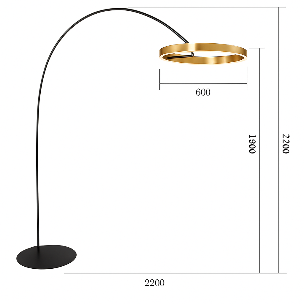 lampadaire design créatif pour intérieur moderne élégant