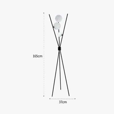 lampadaire design créatif style nordique pour éclairage moderne