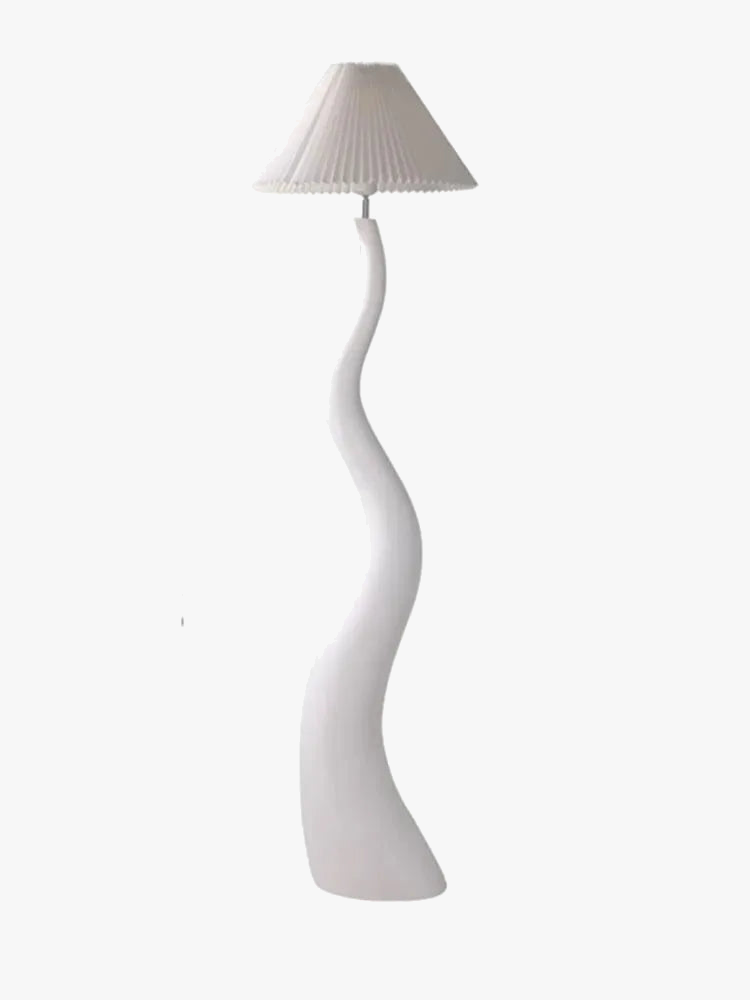 lampadaire design en résine LED pour ambiance moderne