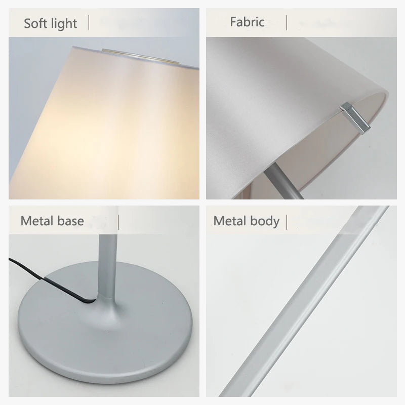 lampadaire design italien à led réglable moderne