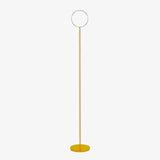 Lampadaire design LED fin doré