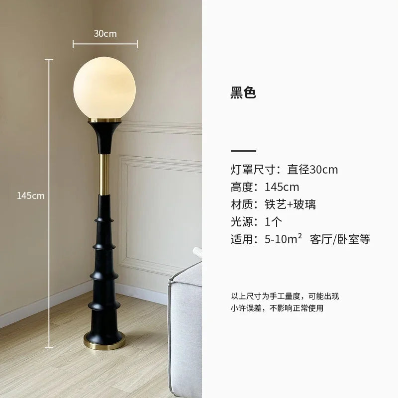 lampadaire design médiéval à led pour intérieur moderne