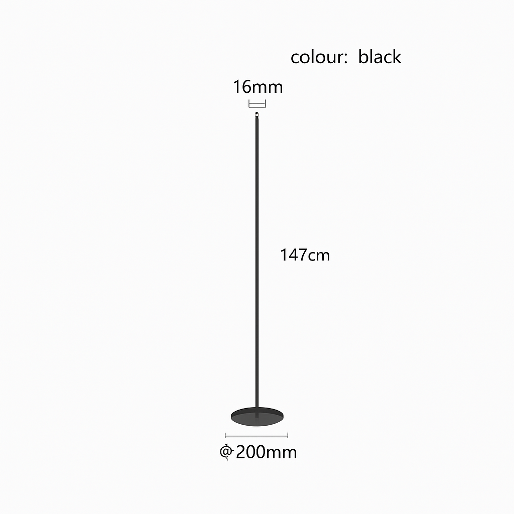 Lampadaire design minimaliste LED Lucien