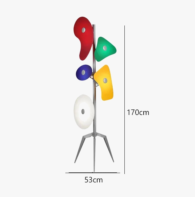 lampadaire design moderne en acrylique créatif pour intérieur