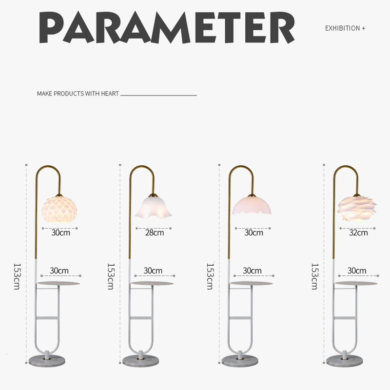 lampadaire en acrylique design pour un éclairage moderne intérieur