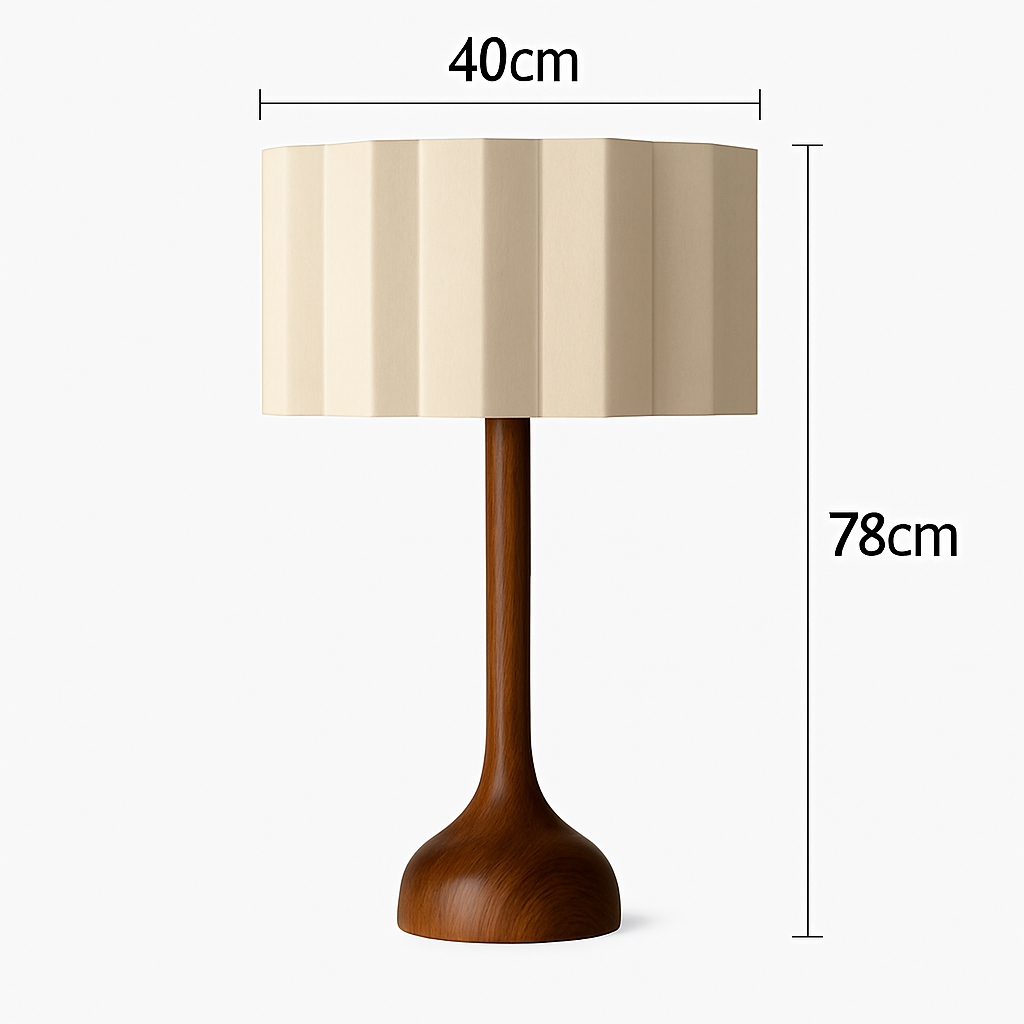 lampadaire en bois massif style wabi-sabi décoration zen design moderne
