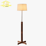 lampadaire en bois massif style wabi-sabi zen art lumineux