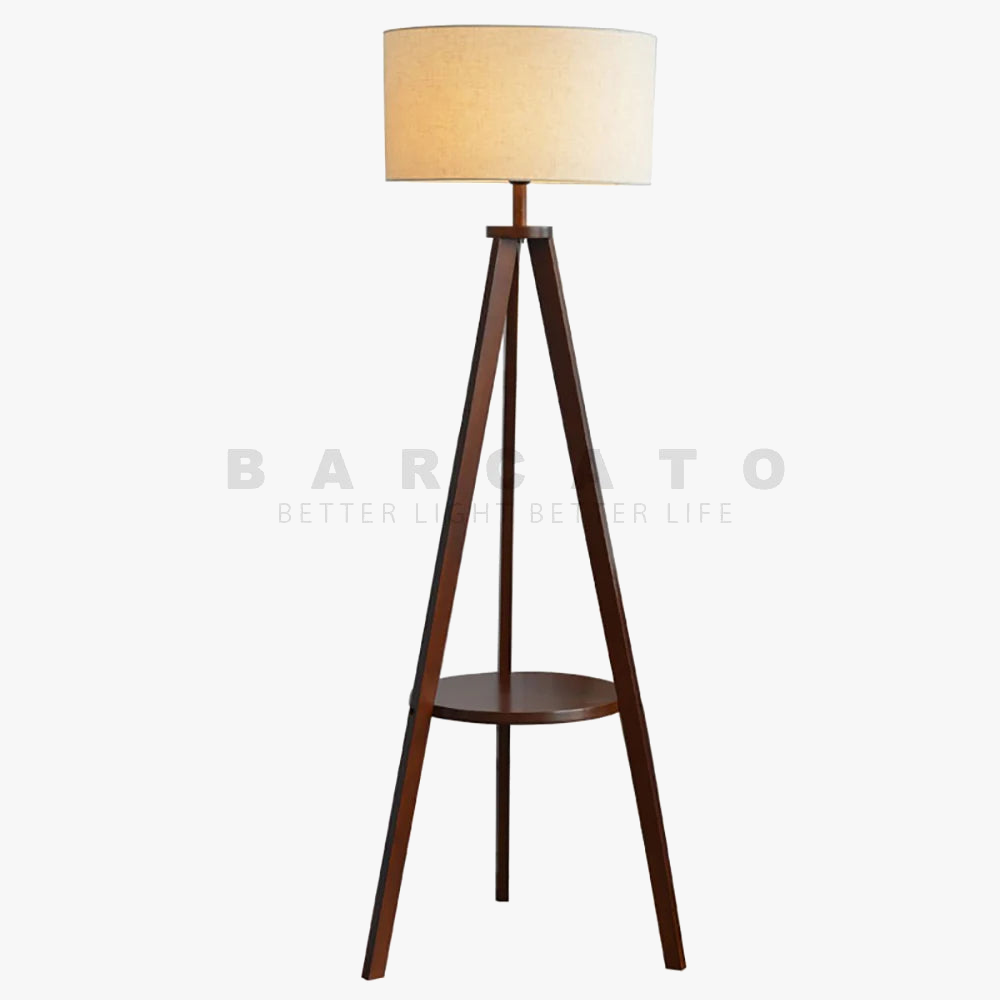 Lampadaire en bois moderne lampe sur pied nordique Art déco lampadaires pour salon LED canapé lampadaires café support décoratif