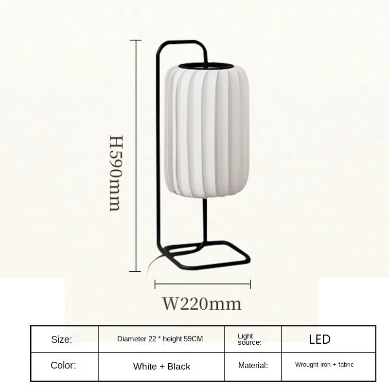 lampadaire en soie design artistique pour intérieur moderne