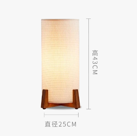 lampadaire en tissu japonais design rétro pour intérieur moderne