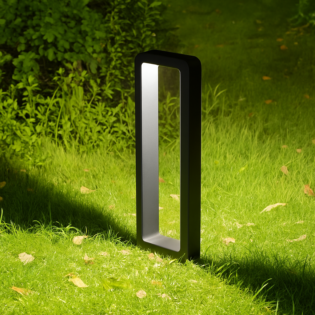 Lampadaire exétieur IP68 étanche 15W LED jardin pelouse en aluminium pilier